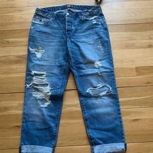 NWT Abercrombie & Fitch Capri cropped jeans 29